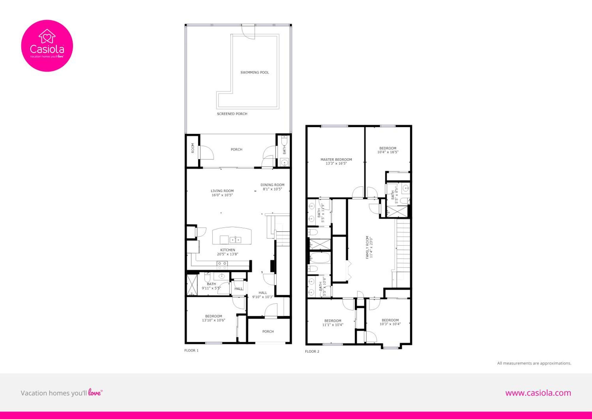 Beautiful Townhome Wprivate Pool 7 Mi To Disney Kissimmee Bagian luar foto